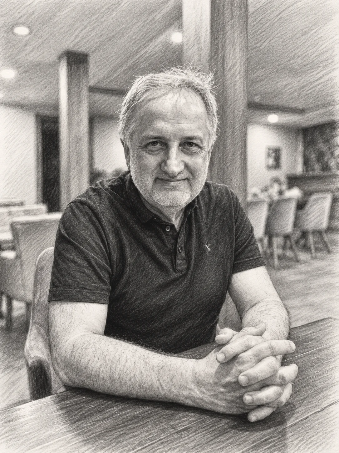 Dr.Psikiyatrist Mehmet Arif Köroğlu portresi