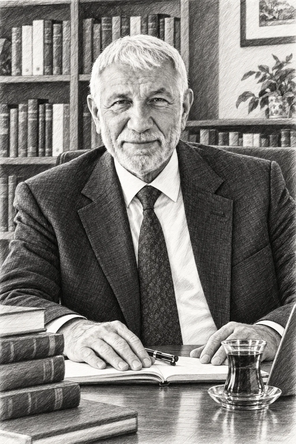 Prof. Dr. Hasan Boynukara portresi